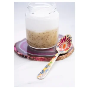 Iogurte de Coco e Abacaxi